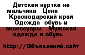 Детская куртка на мальчика › Цена ­ 950 - Краснодарский край Одежда, обувь и аксессуары » Мужская одежда и обувь   